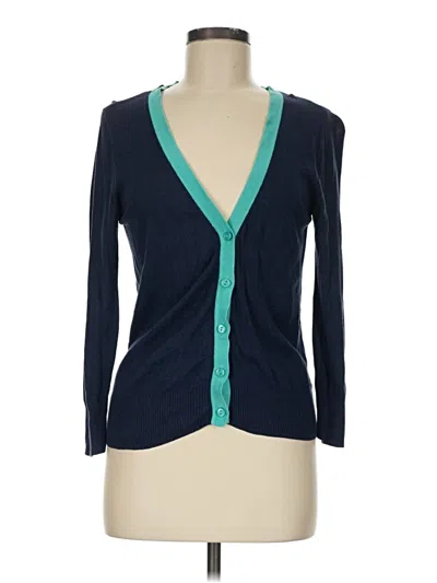Pre-owned Apt. 9 Cardigan Sweater In Teal
