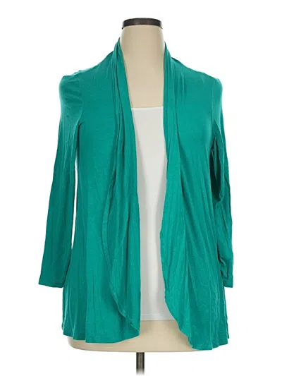 Pre-owned Apt. 9 Cardigan Sweater In Teal