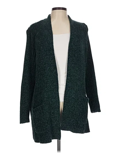 Pre-owned Apt. 9 Cardigan Sweater In Teal