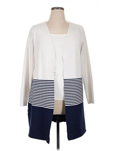 Pre-owned Apt. 9 Cardigan Sweater In White