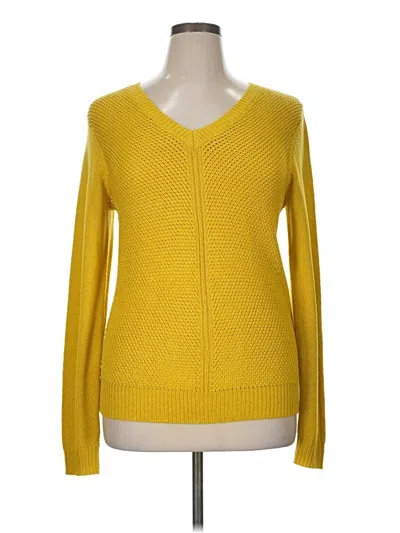 Pre-owned Apt. 9 Cardigan Sweater In Yellow