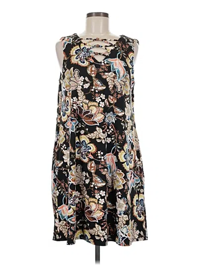 Pre-owned Apt. 9 Casual Dress In Black