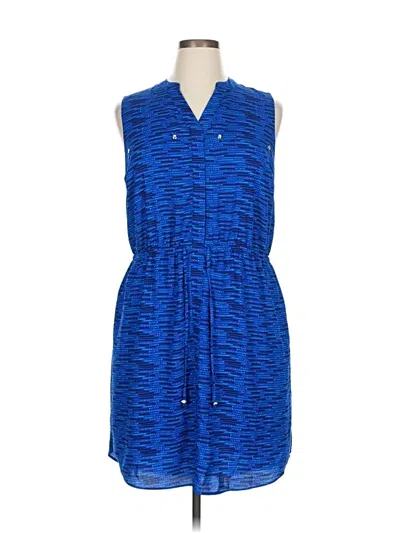 Pre-owned Apt. 9 Casual Dress In Blue