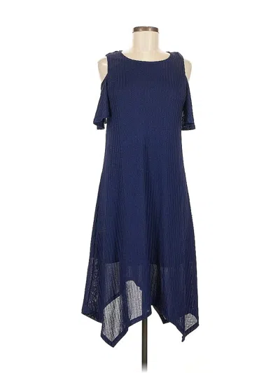 Pre-owned Apt. 9 Casual Dress In Blue