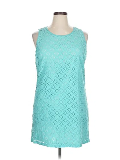 Pre-owned Apt. 9 Casual Dress In Blue