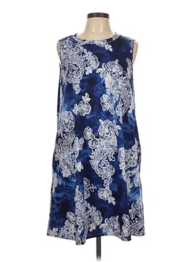 Pre-owned Apt. 9 Casual Dress In Blue