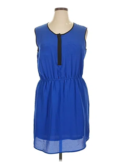 Pre-owned Apt. 9 Casual Dress In Blue
