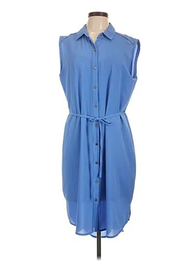 Pre-owned Apt. 9 Casual Dress In Blue