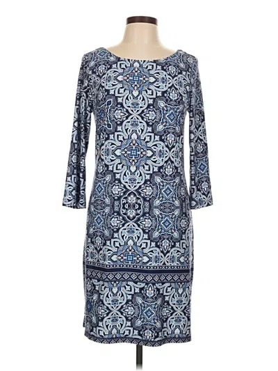 Pre-owned Apt. 9 Casual Dress In Blue