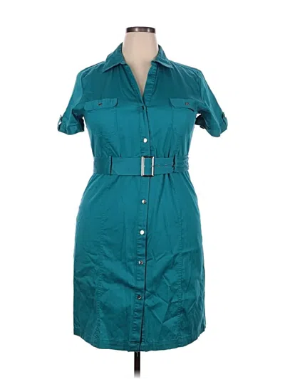 Pre-owned Apt. 9 Casual Dress In Blue