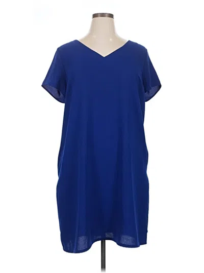Pre-owned Apt. 9 Casual Dress In Blue