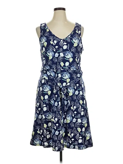 Pre-owned Apt. 9 Casual Dress In Blue