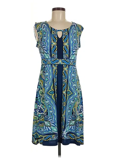 Pre-owned Apt. 9 Casual Dress In Blue