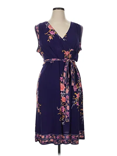 Pre-owned Apt. 9 Casual Dress In Blue