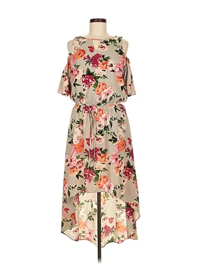 Pre-owned Apt. 9 Casual Dress In Brown