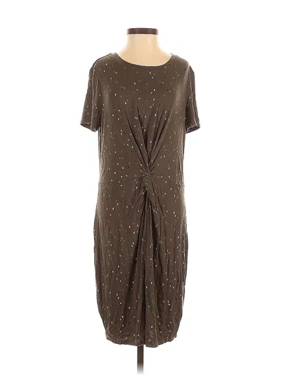 Pre-owned Apt. 9 Casual Dress In Brown