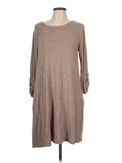 Pre-owned Apt. 9 Casual Dress In Brown