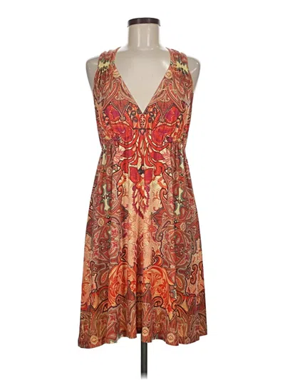 Pre-owned Apt. 9 Casual Dress In Brown