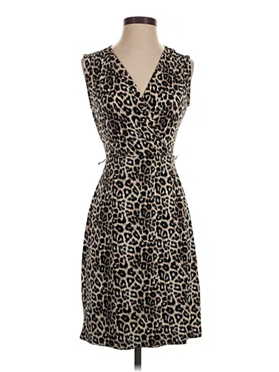 Pre-owned Apt. 9 Casual Dress In Brown