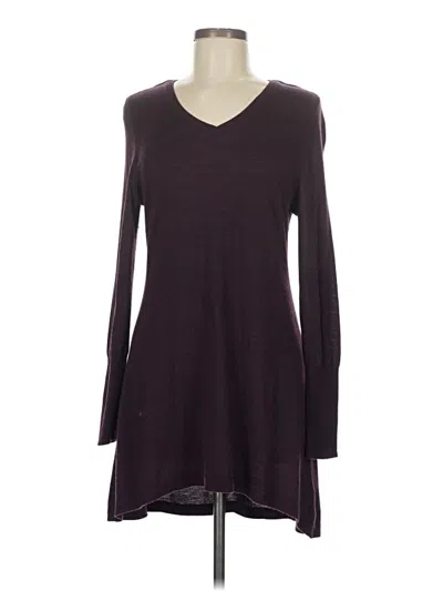 Pre-owned Apt. 9 Casual Dress In Burgundy