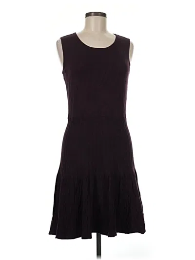 Pre-owned Apt. 9 Casual Dress In Burgundy