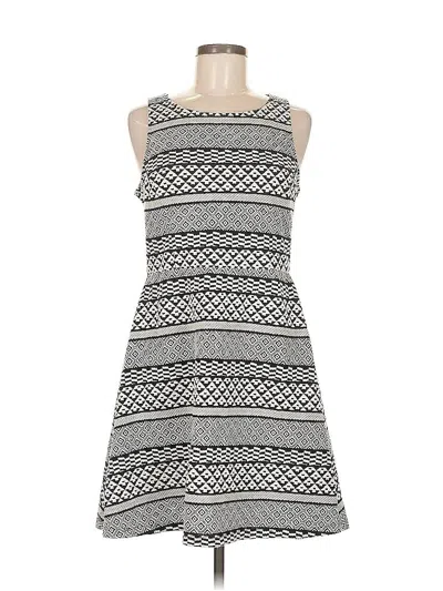 Pre-owned Apt. 9 Casual Dress In Gray