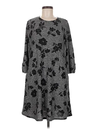 Pre-owned Apt. 9 Casual Dress In Gray