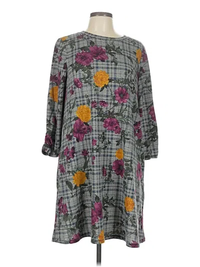 Pre-owned Apt. 9 Casual Dress In Gray