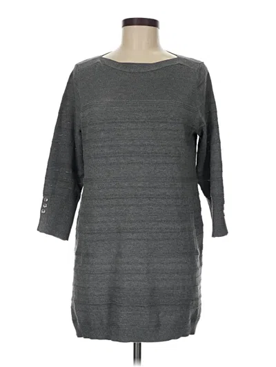 Pre-owned Apt. 9 Casual Dress In Gray