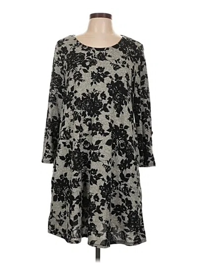 Pre-owned Apt. 9 Casual Dress In Gray