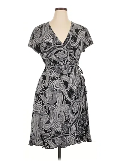 Pre-owned Apt. 9 Casual Dress In Gray
