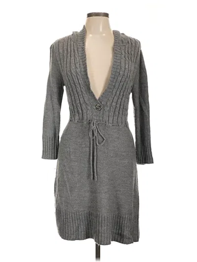 Pre-owned Apt. 9 Casual Dress In Gray