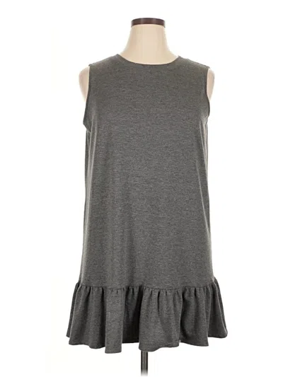 Pre-owned Apt. 9 Casual Dress In Gray