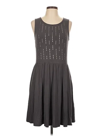 Pre-owned Apt. 9 Casual Dress In Gray
