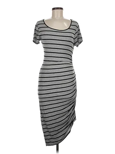 Pre-owned Apt. 9 Casual Dress In Gray