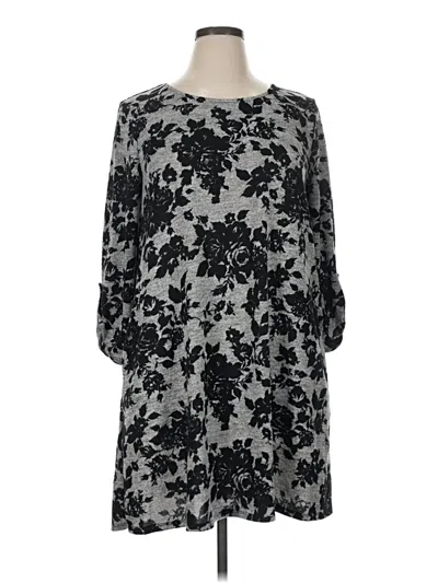 Pre-owned Apt. 9 Casual Dress In Gray