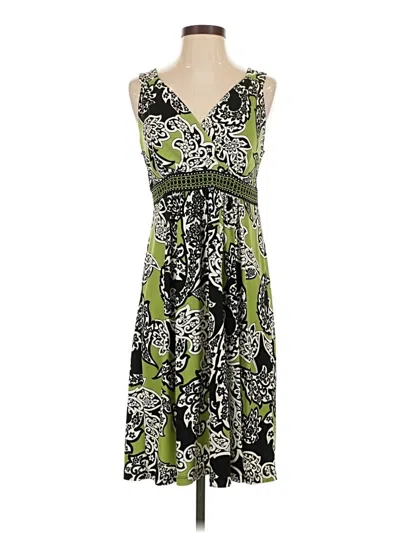Pre-owned Apt. 9 Casual Dress In Green