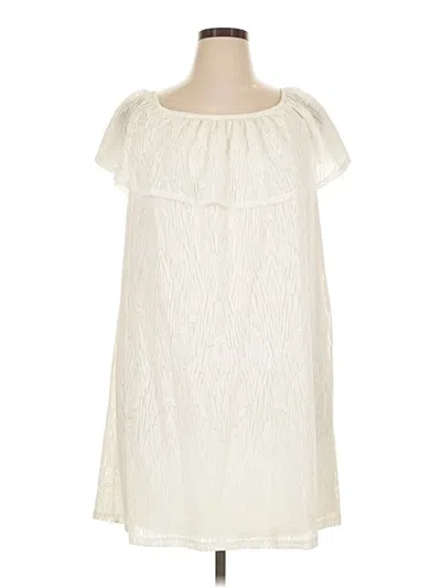 Pre-owned Apt. 9 Casual Dress In Ivory
