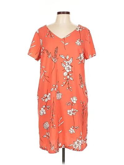 Pre-owned Apt. 9 Casual Dress In Orange