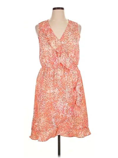 Pre-owned Apt. 9 Casual Dress In Orange