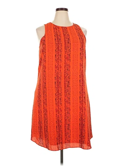 Pre-owned Apt. 9 Casual Dress In Orange