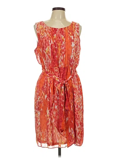 Pre-owned Apt. 9 Casual Dress In Orange