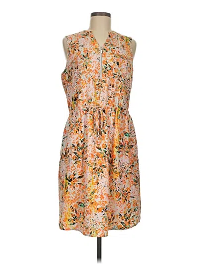 Pre-owned Apt. 9 Casual Dress In Orange
