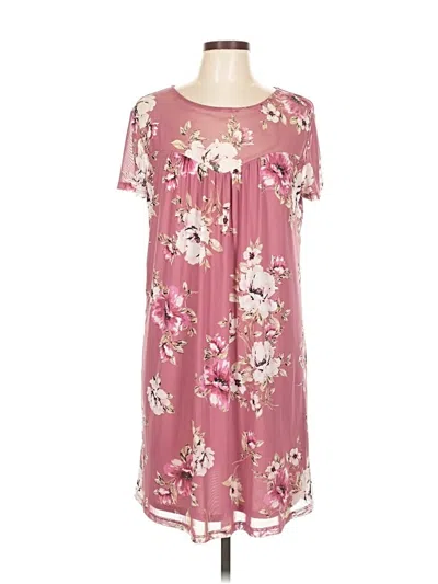 Pre-owned Apt. 9 Casual Dress In Pink