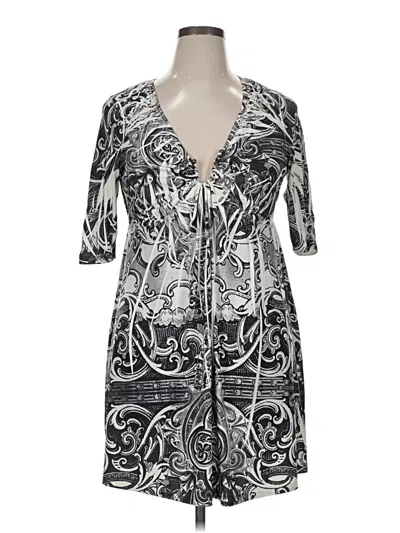 Pre-owned Apt. 9 Casual Dress In Silver