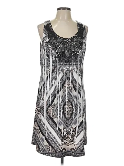 Pre-owned Apt. 9 Casual Dress In Silver