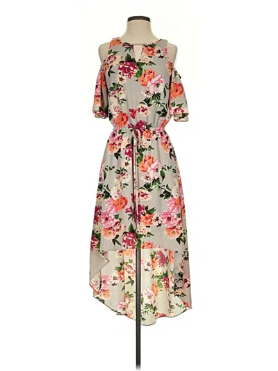 Pre-owned Apt. 9 Casual Dress In Tan