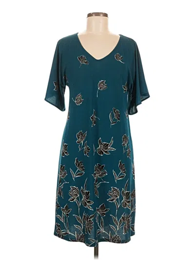 Pre-owned Apt. 9 Casual Dress In Teal