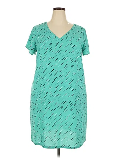 Pre-owned Apt. 9 Casual Dress In Teal