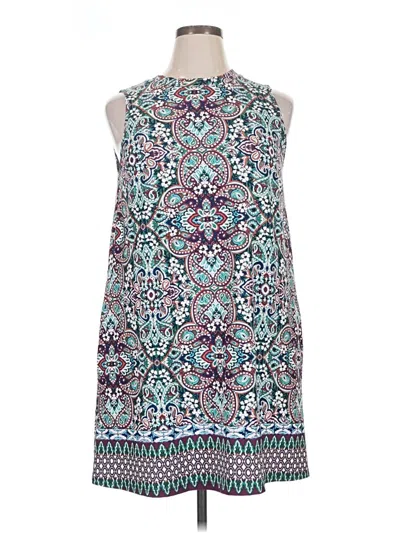 Pre-owned Apt. 9 Casual Dress In Teal